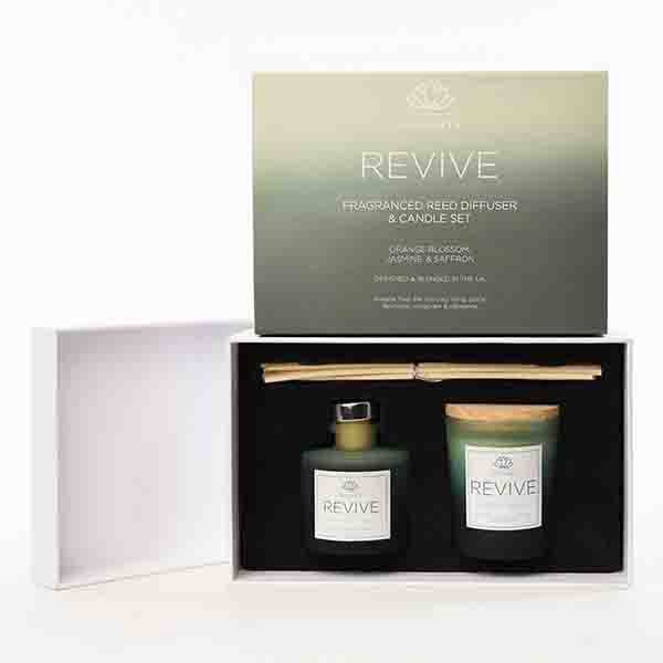 Serenity Candle &amp;amp; Diffuser Orange,Jasmine &amp;amp; Saffron