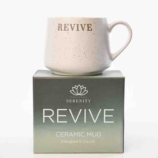 Serenity De-Bossed Mug &amp;quot;Revive&amp;quot;