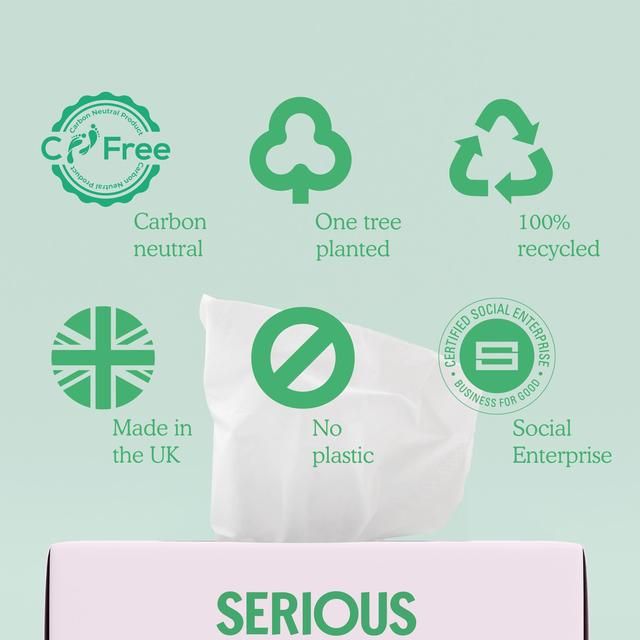 Serious Tissues 3Ply Carbon Neutral Facial Tissue   72 per pack