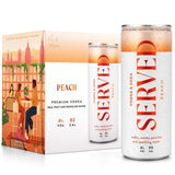 Served Peach Hard Seltzer   4 x 250ml