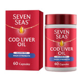 Seven Seas Cod Liver Oil High Strength Gelatine Free Omega-3 60 Caps