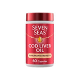 Seven Seas Cod Liver Oil Max Strength Omega-3 &amp;amp; Vitamin D Capsules   60 per pack