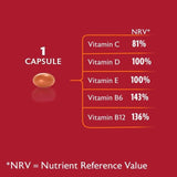 Seven Seas Cod Liver Oil Plus Multivitamins Omega-3 Fish Oil Capsules   90 per pack