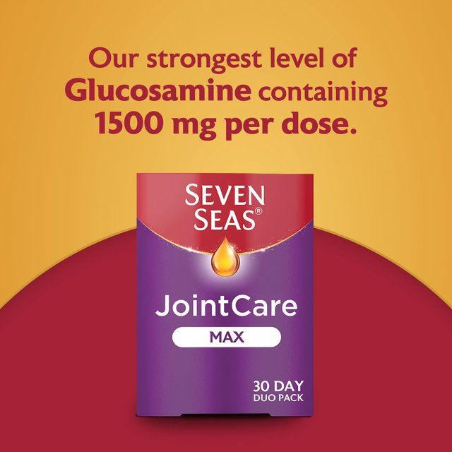 Seven Seas JointCare Max Glucosamine 1500mg 30 Day Duo Pack   60 per pack