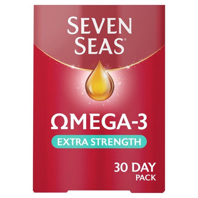 Seven Seas Omega-3 Fish Oil Extra Strength with Vitamin D 30 Capsules   30 per pack