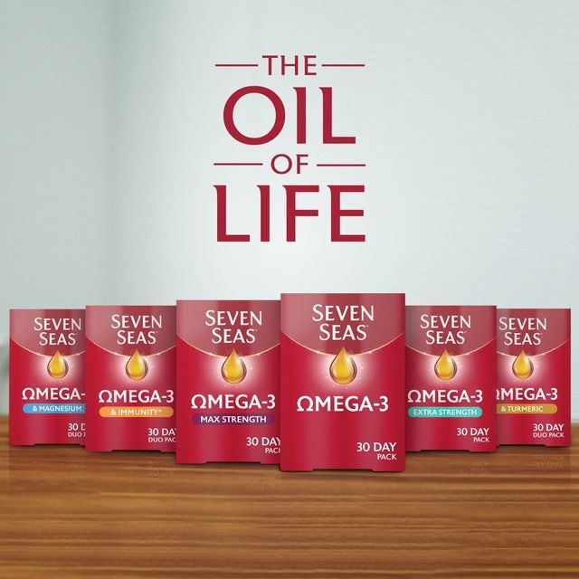 Seven Seas Omega-3 Fish Oil with Vitamin D 30 Capsules   30 per pack