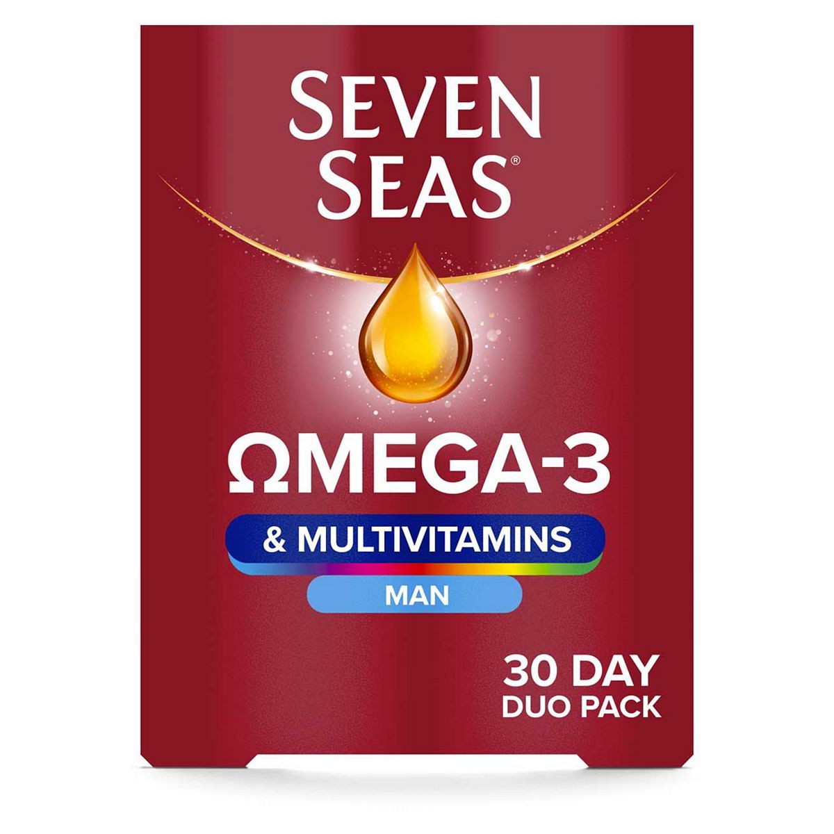 Seven Seas Omega-3 &amp;amp; Multivitamins Man 30 Day Duo Pack