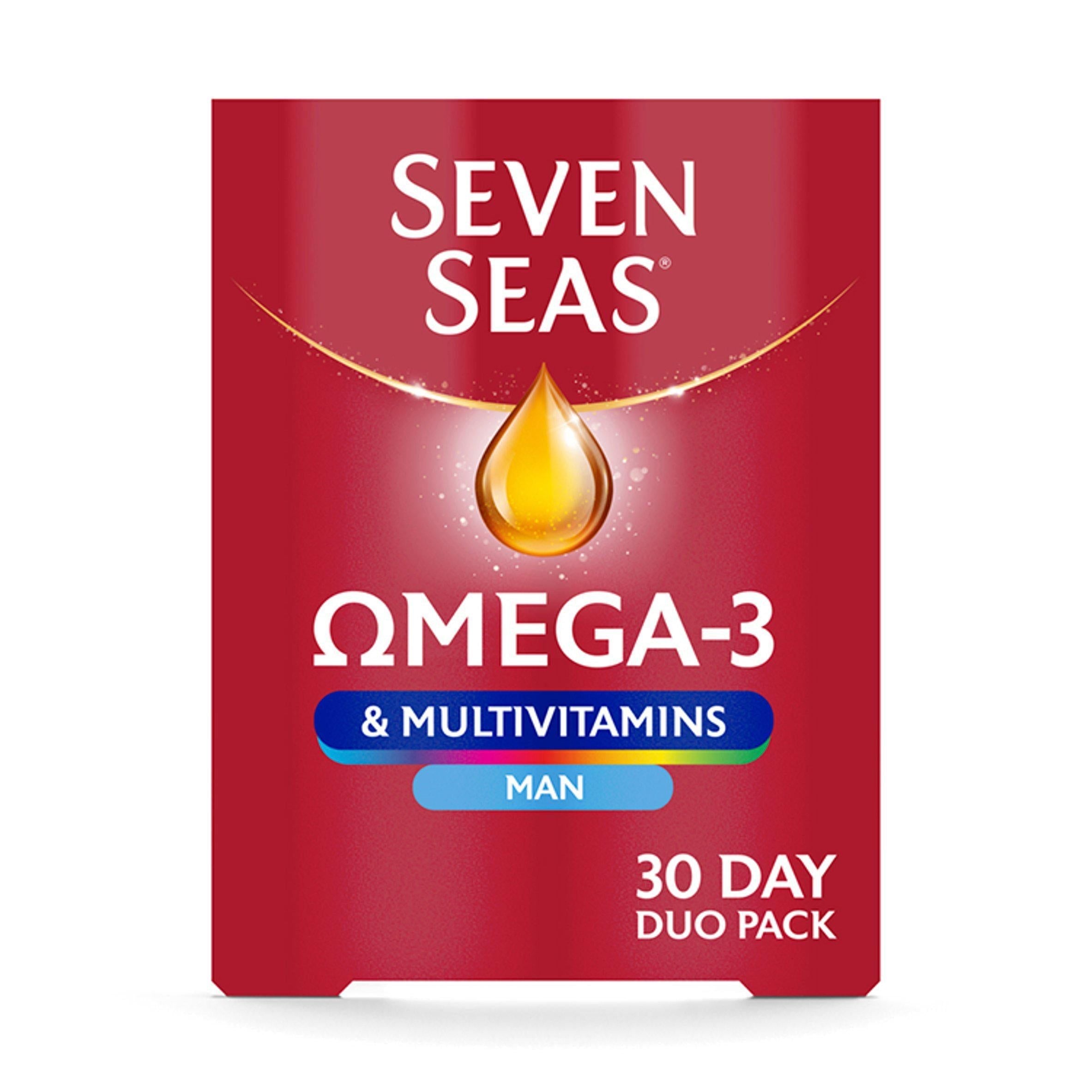 Seven Seas Omega 3 &amp;amp; Multivitamins Man 30 Day Duo Pack