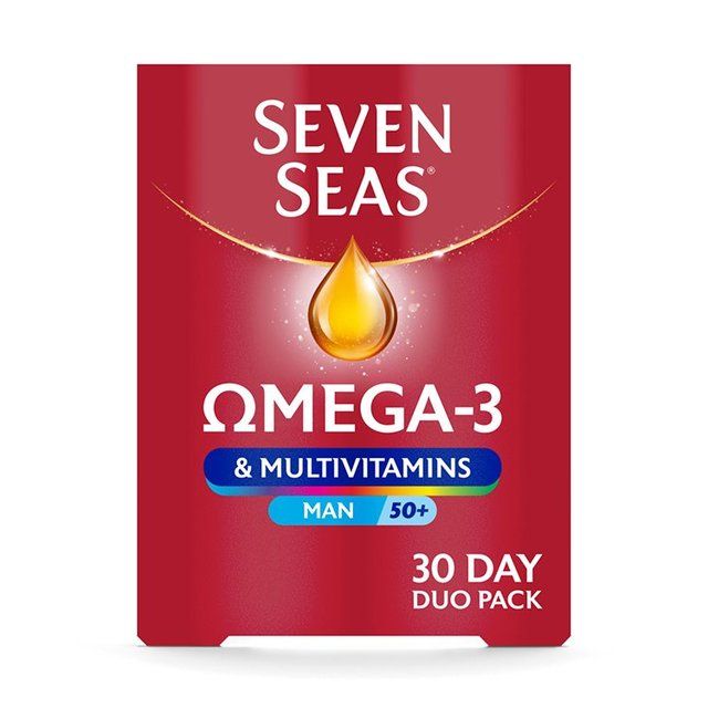 Seven Seas Omega-3 &amp;amp; Multivitamins Man 50+   60 per pack