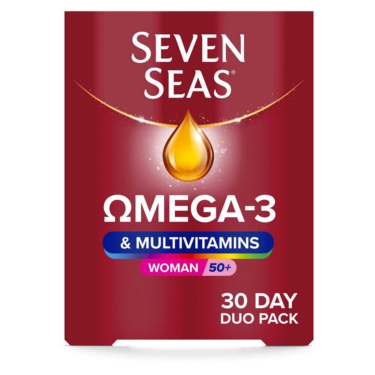 Seven Seas Woman 50+ Omega 3 &amp;amp; Multivitamins 30 Day Duo Pack