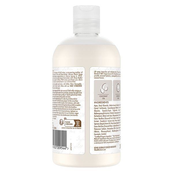 Shea Moisture 100% Virgin Coconut Oil Shampoo 384ml