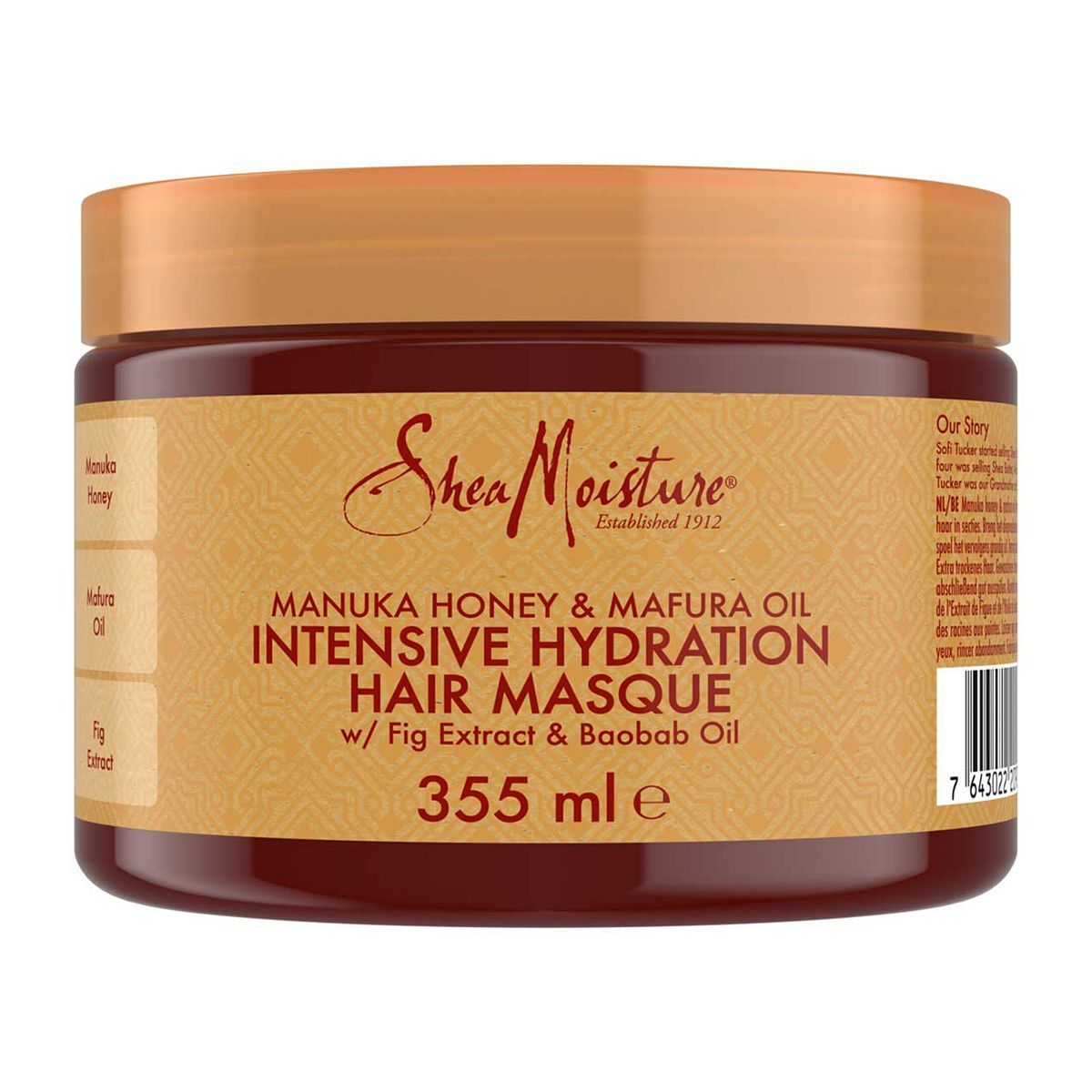 Sheamoisture Intensive Hydration Hair Mask Manuka Honey &amp;amp; Mafura Oil Masque 355 ML