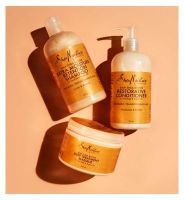 SheaMoisture Raw Shea Butter Restorative Conditioner No Silicones or Sulphates 384ML