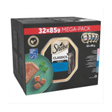 Sheba Classics Cat Trays Ocean Collection in Terrine   32 x 85g