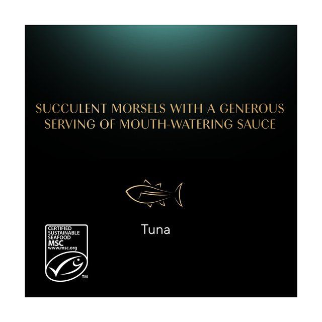 Sheba Sauce Lover Adult Wet Cat Food Tray MSC Tuna in Gravy   85g