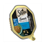 Sheba Sauce Lover Adult Wet Cat Food Tray MSC Tuna in Gravy   85g