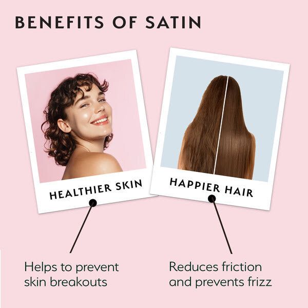 Silver Cloud White Satin Pillowcase Infused With Silver Ions