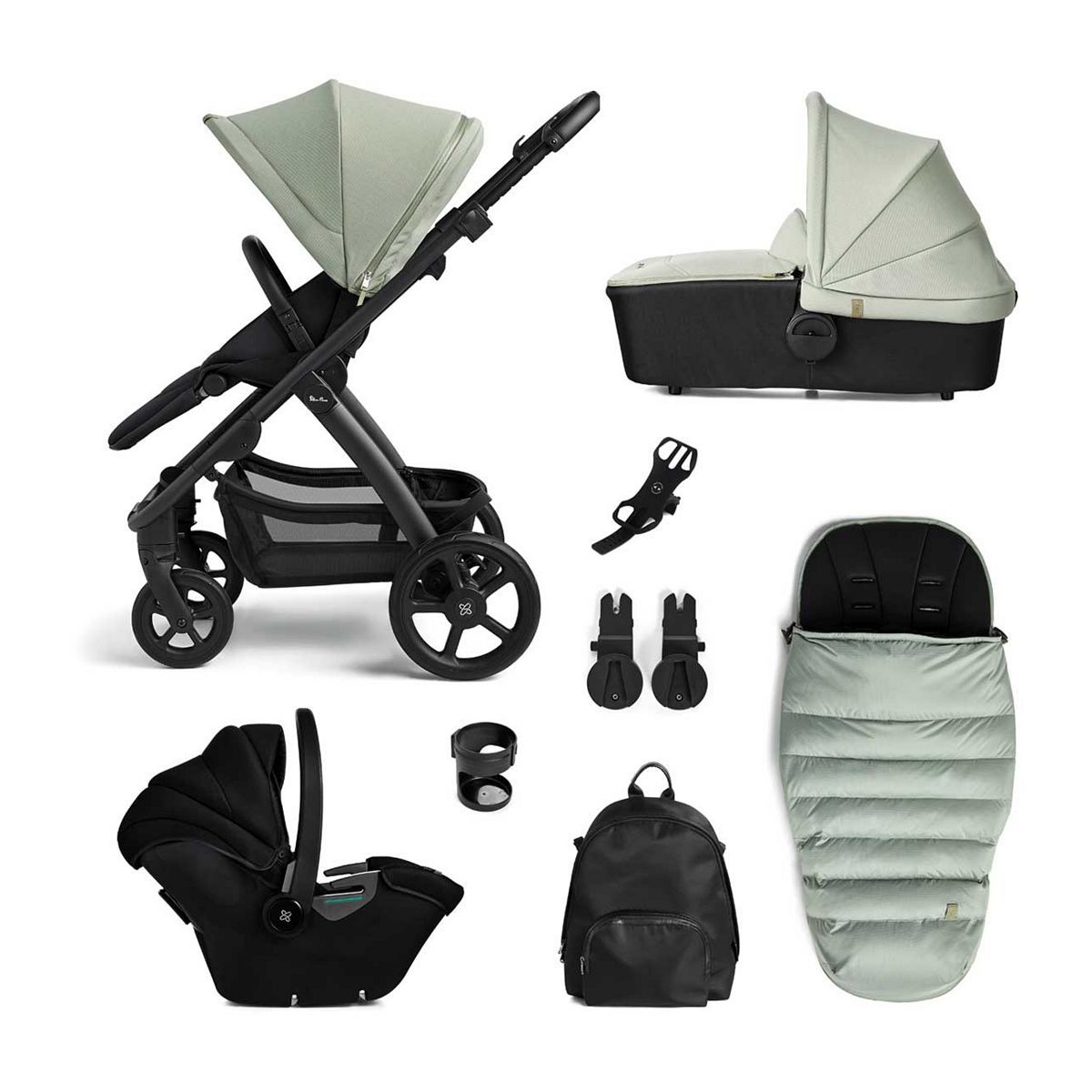Silver Cross Tide, Accessories &amp;amp; Car Seat Sage