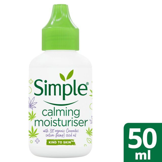 Simple Calming Hemp Moisturiser   50ml