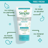 Simple Detox Clear Pore Scrub   150ml