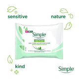 Simple Kind to Skin Eye Make Up Remover Pads   30 per pack