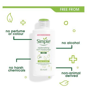 Simple Kind to Skin Replenishing Rich Moisturiser 125ml