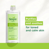 Simple Kind To Skin Soothing Facial Toner   200ml