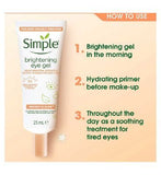 Simple Protect 'n' Glow Brightening Eye Gel 25ml