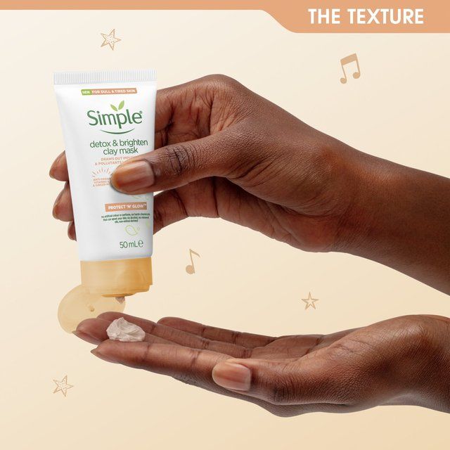 Simple Protect 'N' Glow Detox &amp;amp; Brighten Clay Face Mask   50ml