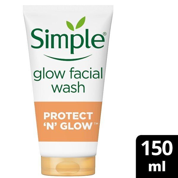 Simple Protect 'N' Glow Express Glow Clay Polish Cleanser 150Ml