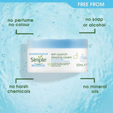 Simple Skin Quench Sleeping Cream Moisturiser 50ml