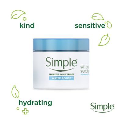 Simple Water Boost Moisturiser Skin Quench Sleeping Cream 50ml