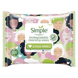 Simple X Kindness Biogradable Cleansing Facial Wipes 20pc