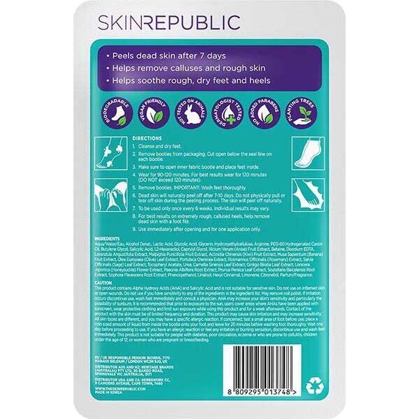 Skin Republic Foot Peel Mask with Foot Socks 40g