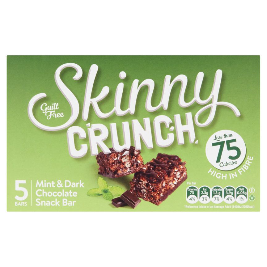 Skinny Crunch Mint &amp;amp; Dark Chocolate Snack Bars