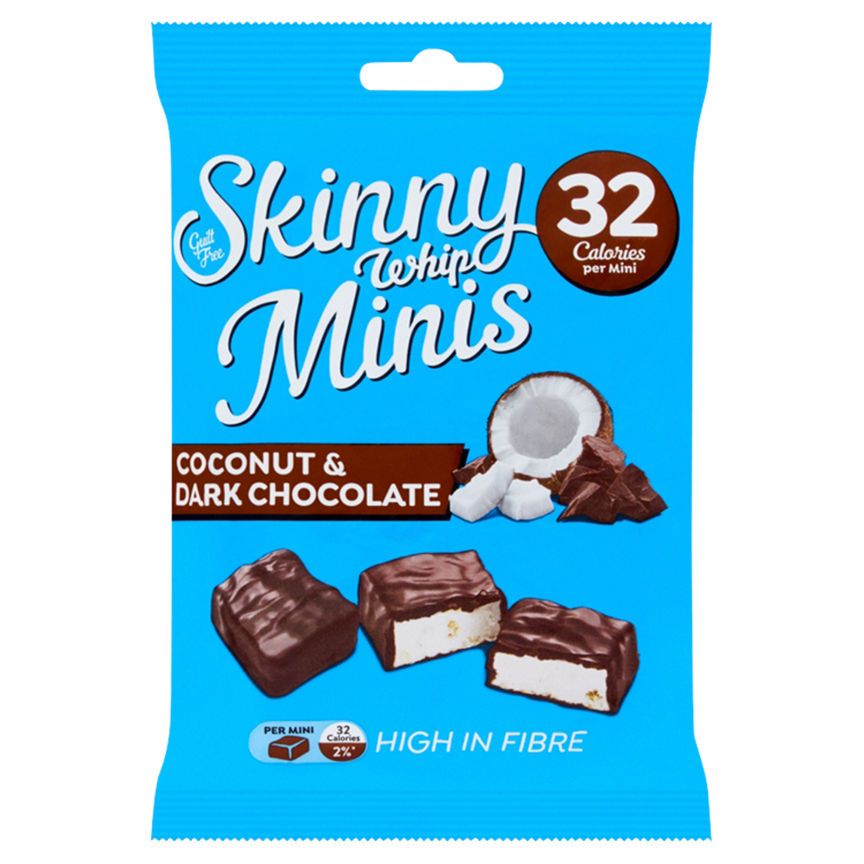 Skinny Whip Minis Coconut &amp;amp; Dark Chocolate