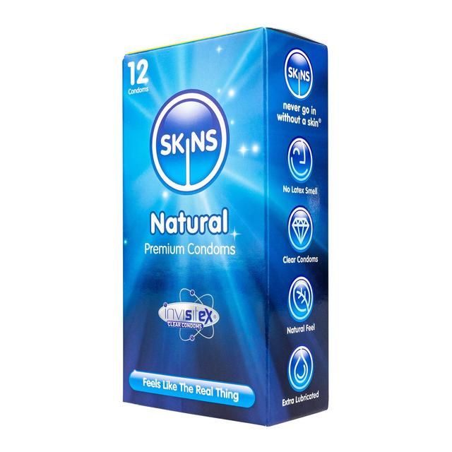Skins Natural Condoms    12 per pack