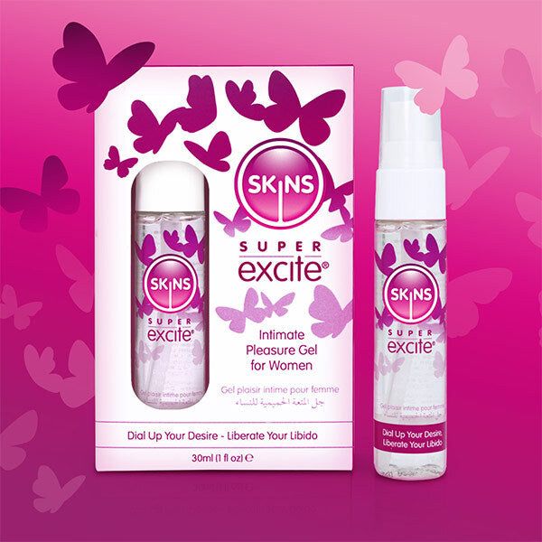 Skins Super Excite Clitoral Stimulation Gel 1 Fl oz (30ml)
