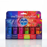 Skins Travel Lube Multipack - Fruity Tubes &amp;amp; Vital Lubes