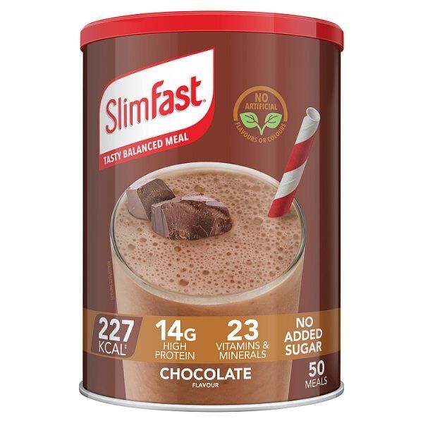 SlimFast Powder 50 Servings Chocolate 1.875kg