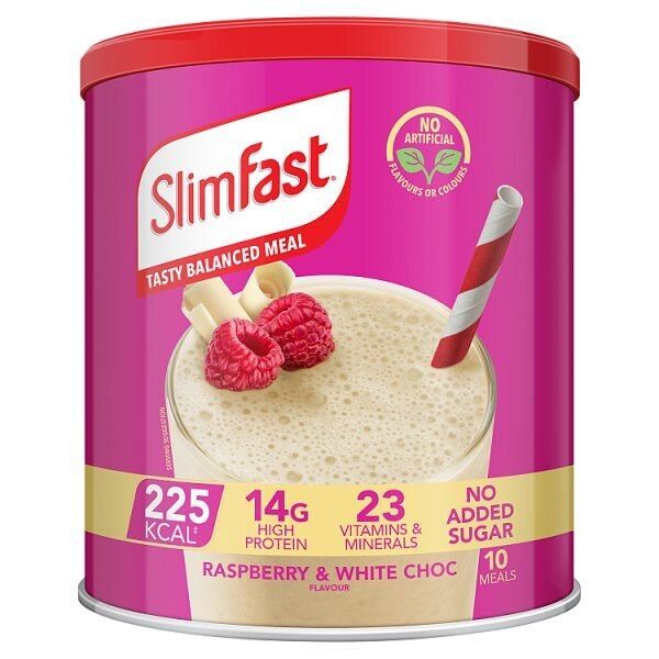 Slimfast Powder Raspberry &amp;amp; White Chocolate 365g
