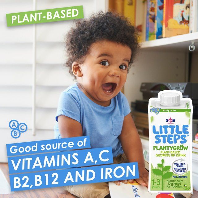 SMA Little Steps Plantygrow Plant-Based Growing Up Drink 1-3 Years   200ml