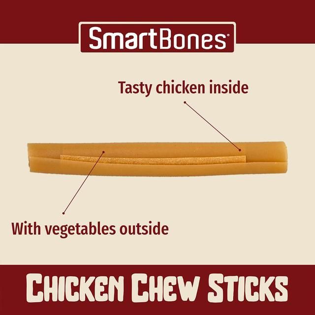 SmartBones Chicken Rawhide Free Sticks Dog Treats   100g