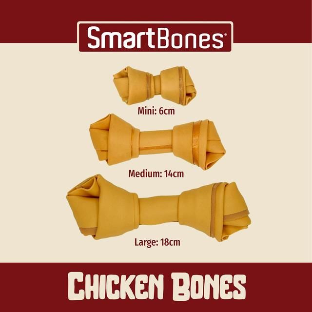 SmartBones Large Chicken Rawhide Free Bone Dog Treat   109g