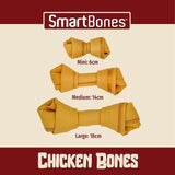 SmartBones Medium Chicken Rawhide Free Bones Dog Treats   158g