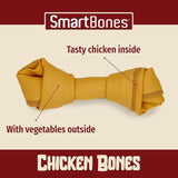 SmartBones Mini Chicken Rawhide Free Bones Dog Treats   128g