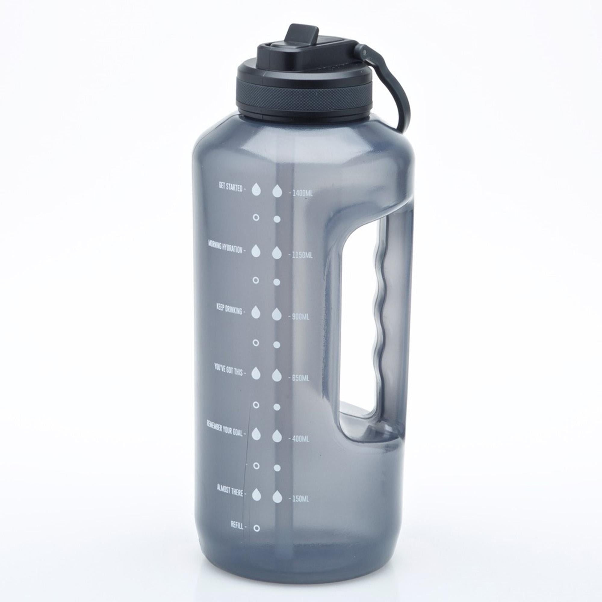 Smash Sipper Water Bottle Charcoal 1.7L