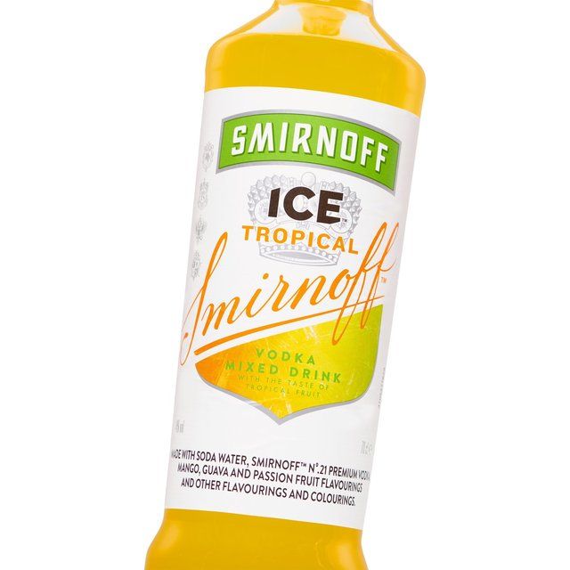 Smirnoff Ice Tropical Vodka Premixed Drink   70cl