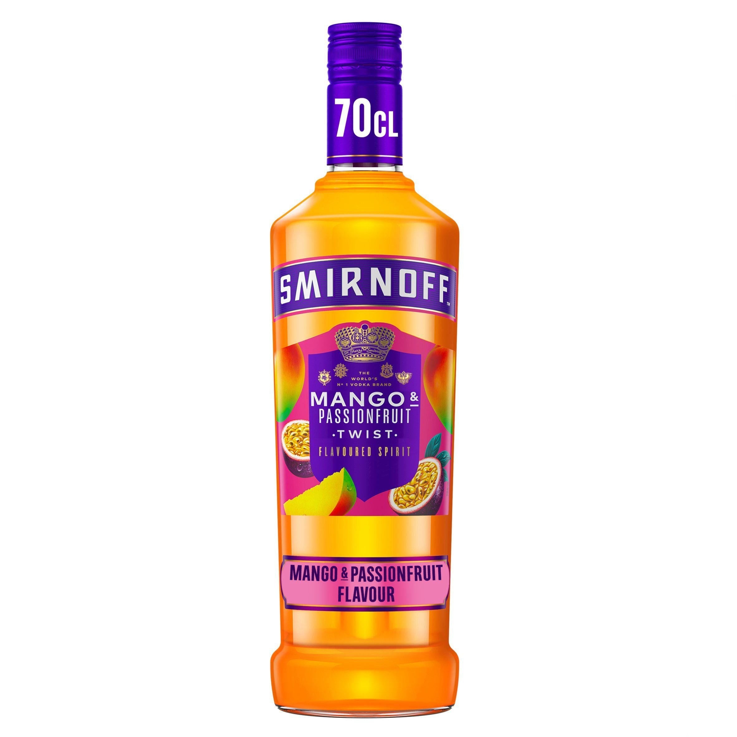 Smirnoff Mango &amp;amp; Passionfruit Twist Flavoured Vodka 70cl