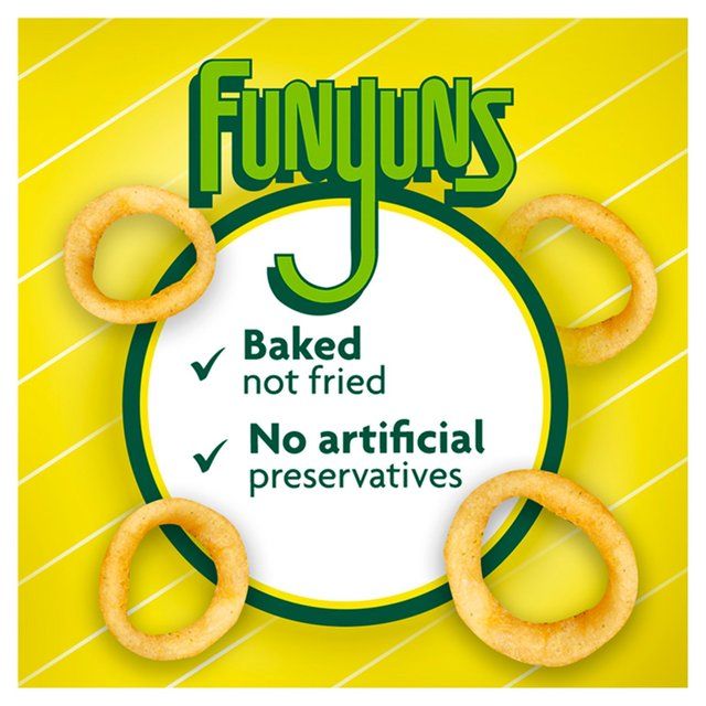 Smiths Funyuns Sharing Onion Rings Sharing Bag Snacks   125g